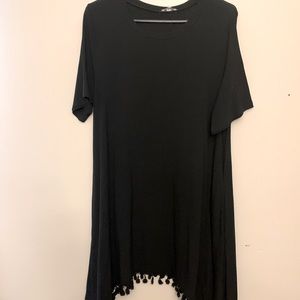 Black t shirt dress